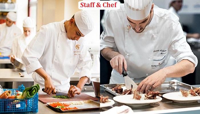 tiêu chí phân biệt đầu bếp chuyên nghiệp và nhân viên nấu ăn