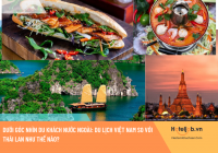 Dưới góc nhìn du khách nước ngoài: Du lịch Việt Nam so với Thái Lan như thế nào?