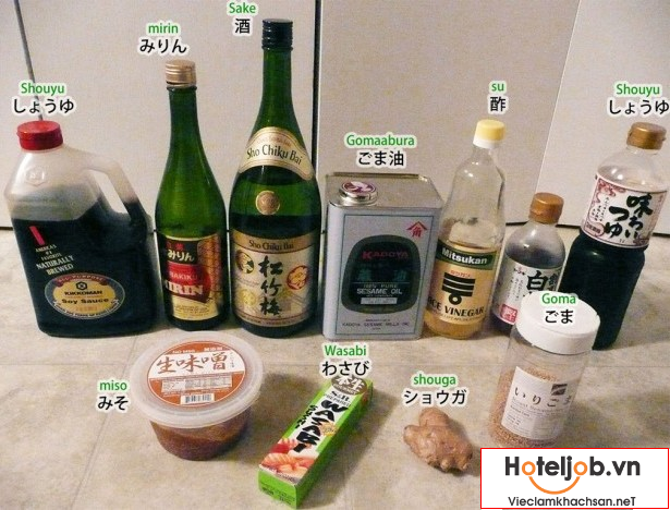 điểm danh 11 gia vị không thể thiếu trong bếp Nhật