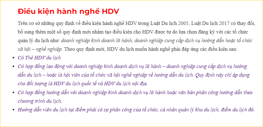 phân biệt thẻ hdv với cc nghiệp vụ hddl