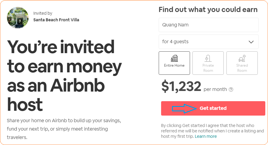 Hướng dẫn đăng ký Airbnb nhận 47$ và 3 bước đăng bán phòng cho chủ Host
