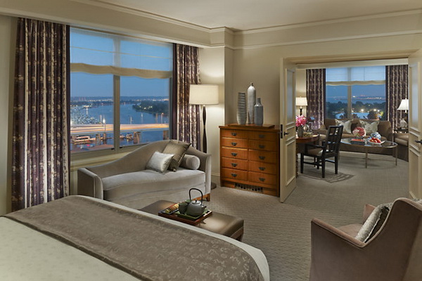 mẫu thiết kế phòng suite sang trọng dành cho khách sạn
