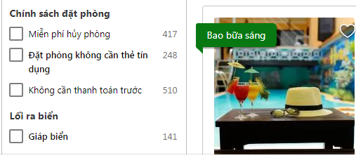đặt phòng trên Booking không cần thẻ tín dụng