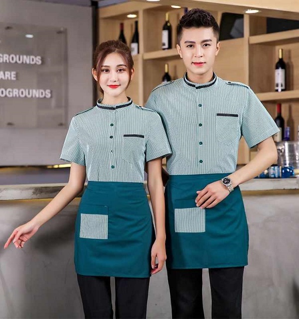 mẫu đồng phục nhân viên phục vụ nhà hàng