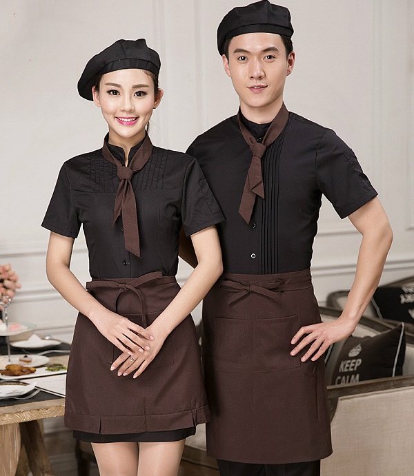 mẫu đồng phục nhân viên phục vụ nhà hàng