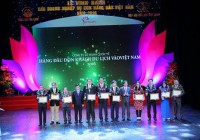 Các doanh nghiệp đạt danh hiệu hàng đầu  ngành du lịch Việt Nam năm 2016