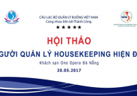 Hội Thảo Người Quản lý Housekeeping Hiện Đại tại Đà Nẵng