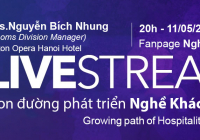 Hẹn giờ xem Live stream “Con đường phát triển Nghề Khách Sạn”