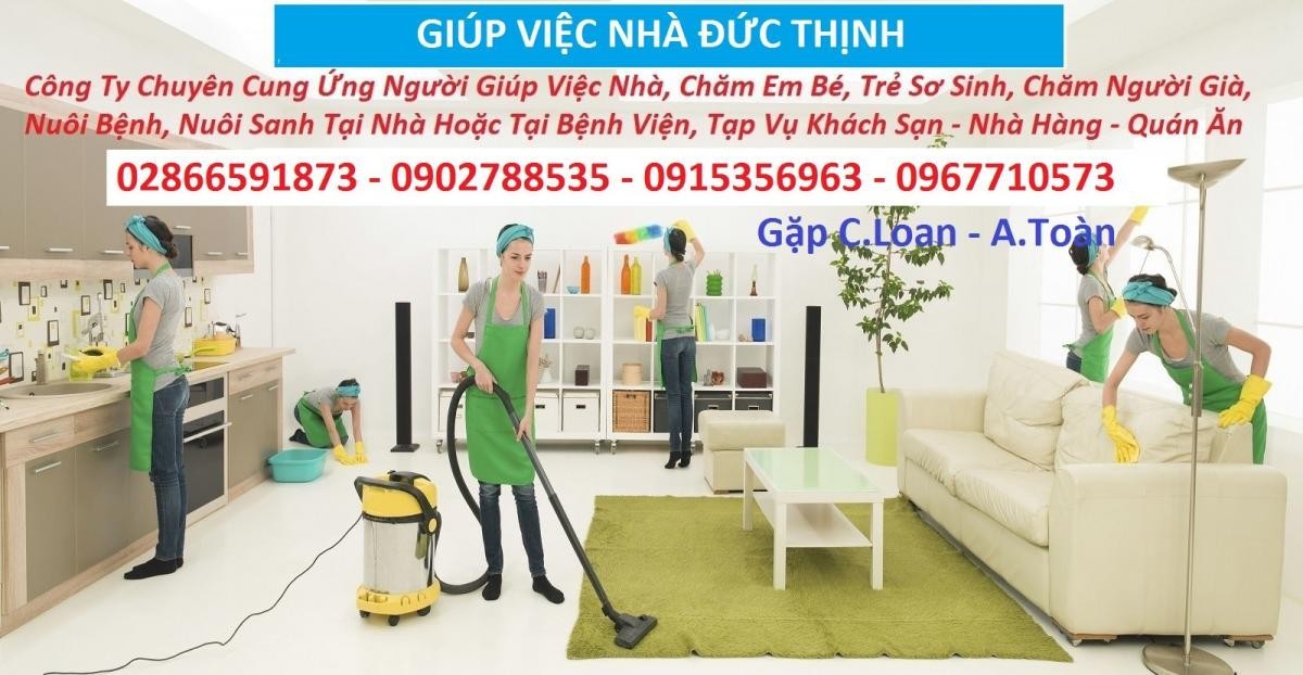 Trung tâm giới thiệu việc làm tphcm - Cung ứng người giúp việc - Dịch vụ - Nuôi bệnh - Công ty - Giữ trẻ