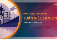 “Ứng viên trong tầm tay” với sự kiện “Tuần việc làm online Hà Nội 2018” trên Hoteljob.vn