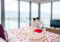 Chi tiết 5 cách trang trí giường Honey Moon lãng mạn cho khách sạn
