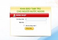 Khách sạn được đăng ký tạm trú cho người nước ngoài qua mạng Internet