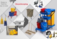 Danh mục Bộ dụng cụ, thiết bị làm vệ sinh của Housekeeping khách sạn