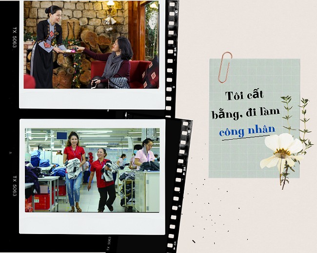 Nghỉ việc - Cất bằng, Tôi đi làm Công nhân…