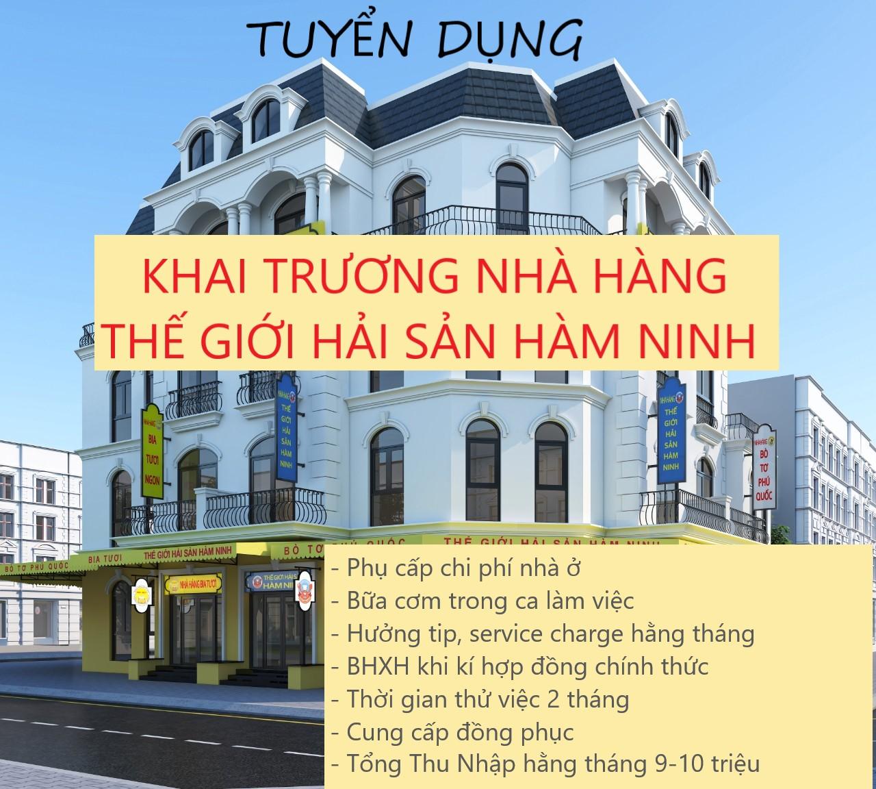 NHÀ HÀNG THẾ GIỚI HẢI SẢN HÀM NINH