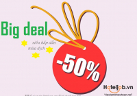 Bigdeal mùa dịch - Gian tuyển dụng giảm đến 50% 