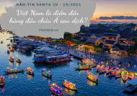 [Bản tin Santa 10 - 10/2021] Việt Nam là điểm đến du lịch HOT nhất châu Á sau dịch?