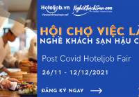 Mở toang cửa - đón ứng viên như xưa tại Hội chợ Việc làm Nghề Khách sạn hậu Covid!