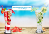 Đổi vị cho menu Giáng sinh bằng bộ công thức pha chế 10 món cocktail từ “nàng thơ” Aquafina soda