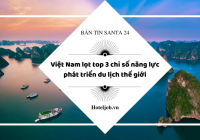 [Bản tin Santa 24 - 05/2022] Vì sao Việt Nam lọt top 3 chỉ số năng lực phát triển du lịch thế giới