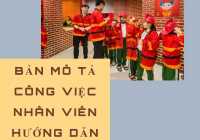 Bản mô tả công việc nhân viên hướng dẫn games