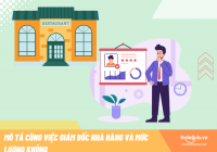 Mô tả công việc giám đốc nhà hàng và mức thu nhập khủng