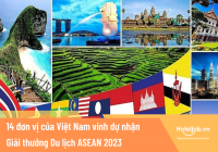14 đơn vị của Việt Nam vinh dự nhận Giải thưởng Du lịch ASEAN 2023