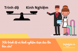 Khi trình độ và kinh nghiệm được đưa lên bàn cân?