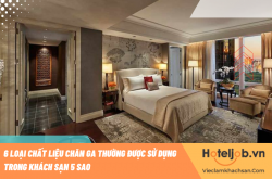 6 loại chất liệu chăn ga thường được sử dụng  trong khách sạn 5 sao