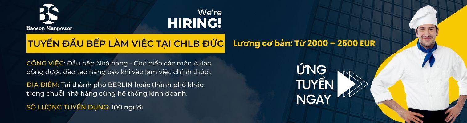 Tuyển bếp đi đức