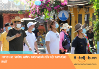 Top 10 thị trường khách nước ngoài đến Việt Nam đông nhất