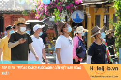 Top 10 thị trường khách nước ngoài đến Việt Nam đông nhất