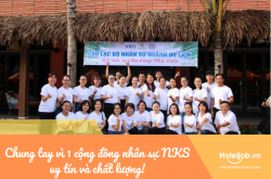 Chung tay vì một cộng đồng nhân sự nghề khách sạn uy tín và chất lượng!
