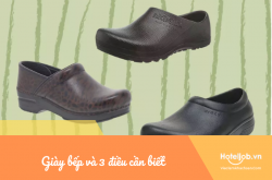 Giày bếp và 3 điều cần biết