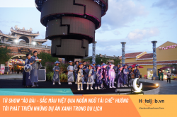 Từ show “Áo Dài – Sắc màu Việt qua ngôn ngữ tái chế” hướng tới phát triển những dự án xanh trong du lịch