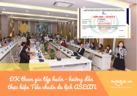 [Hay-Hiếm] Đăng ký tham gia tập huấn - hướng dẫn thực hiện Tiêu chuẩn du lịch ASEAN cho người làm du lịch