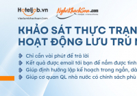 Tham gia khảo sát Thực trạng kinh doanh DV lưu trú năm 2023 - định hướng kinh doanh năm 2024