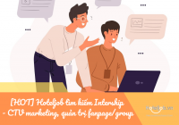 [HOT] Hoteljob tìm kiếm Intership - CTV marketing, quản trị fanpage/group