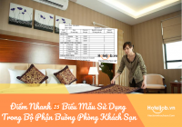 Điểm Nhanh 25 Biểu Mẫu Sử Dụng Trong Bộ Phận Buồng Phòng Khách Sạn