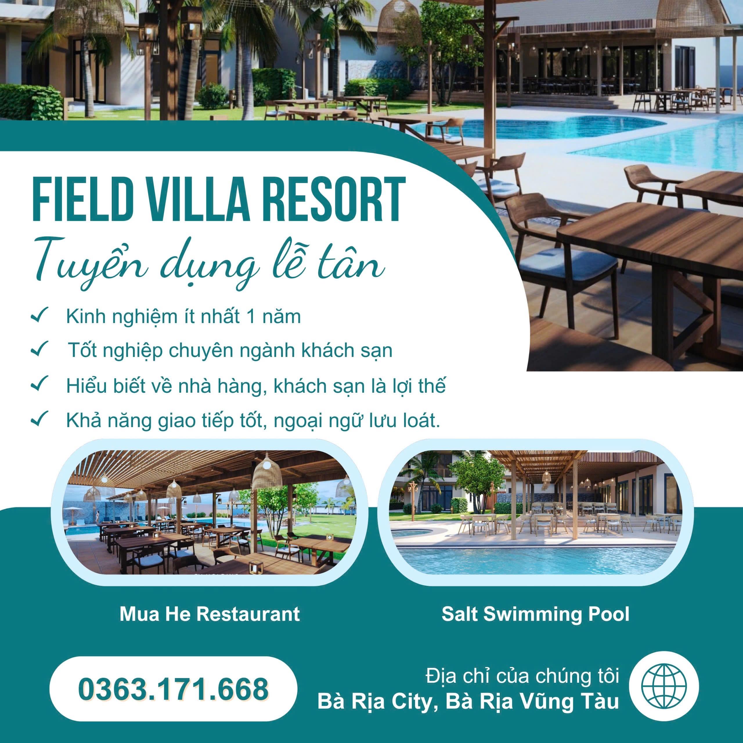 FIELD VILLA HOÀNG DIỆU