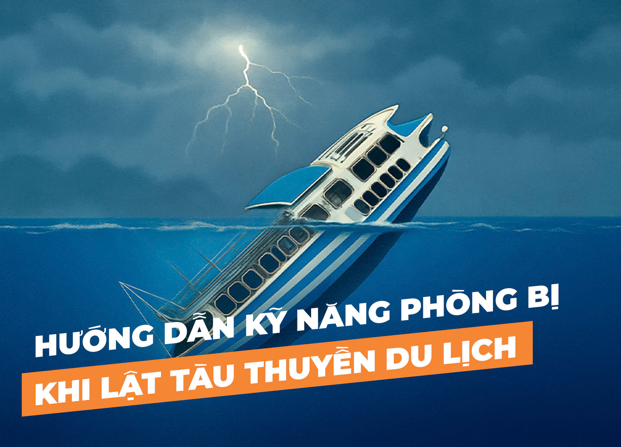 [SOS] Hướng dẫn kỹ năng thoát hiểm khi lật tàu thuyền [Series xử lý tình huống khẩn cấp]
