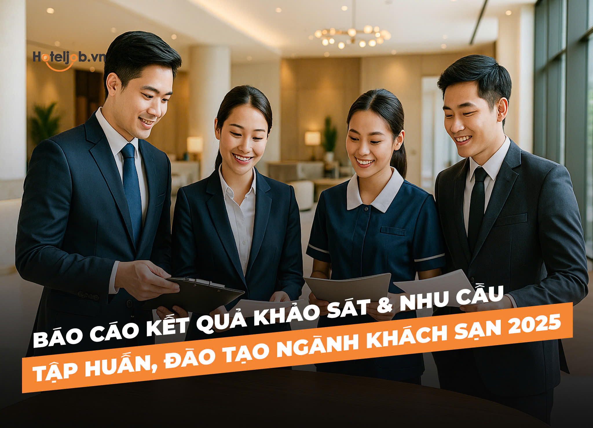 [HOT] Báo cáo phân tích kết quả khảo sát: Hiện trạng và nhu cầu tập huấn, đào tạo ngành khách sạn 2025