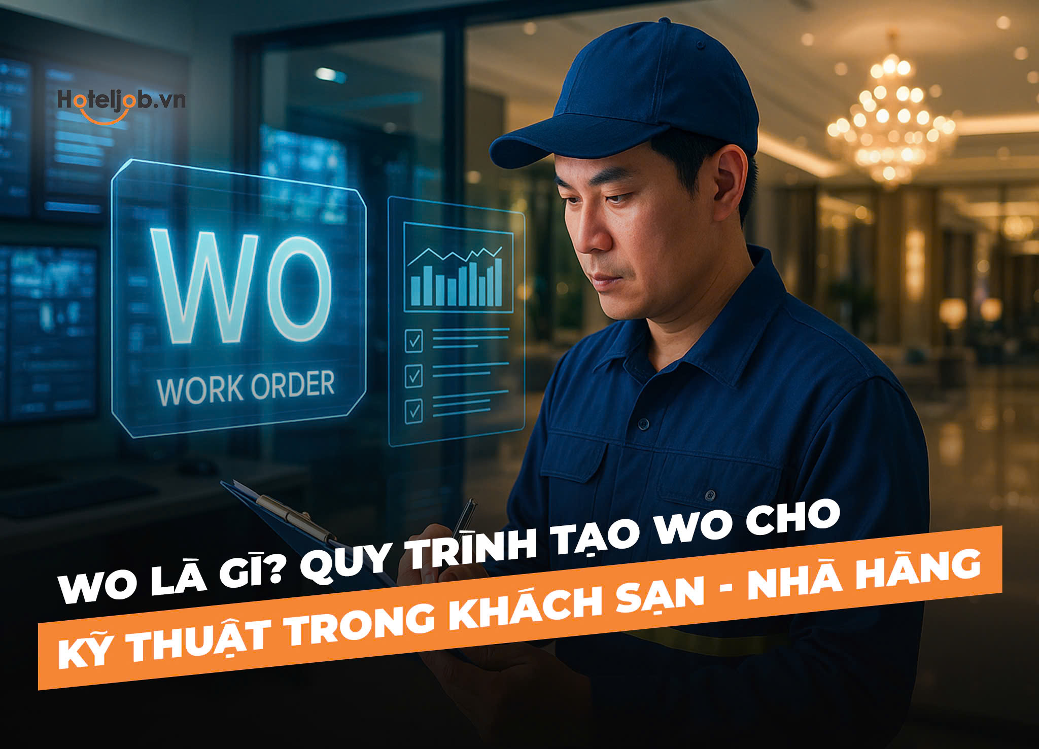 WO là gì? Quy trình tạo WO cho kỹ thuật trong KS-NH