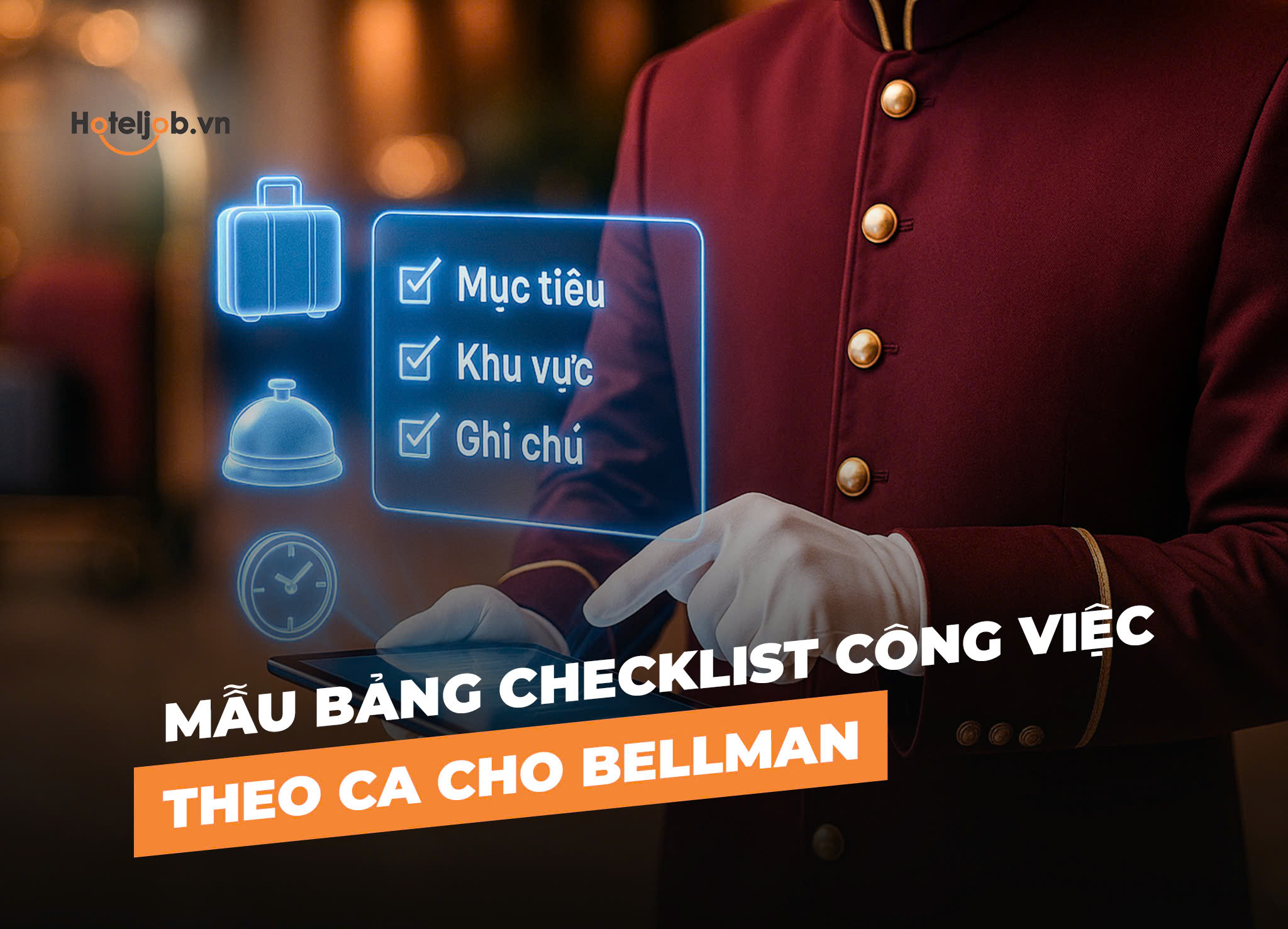 [Tất tần tật] Mẫu bảng checklist công việc theo ca cho Bellman