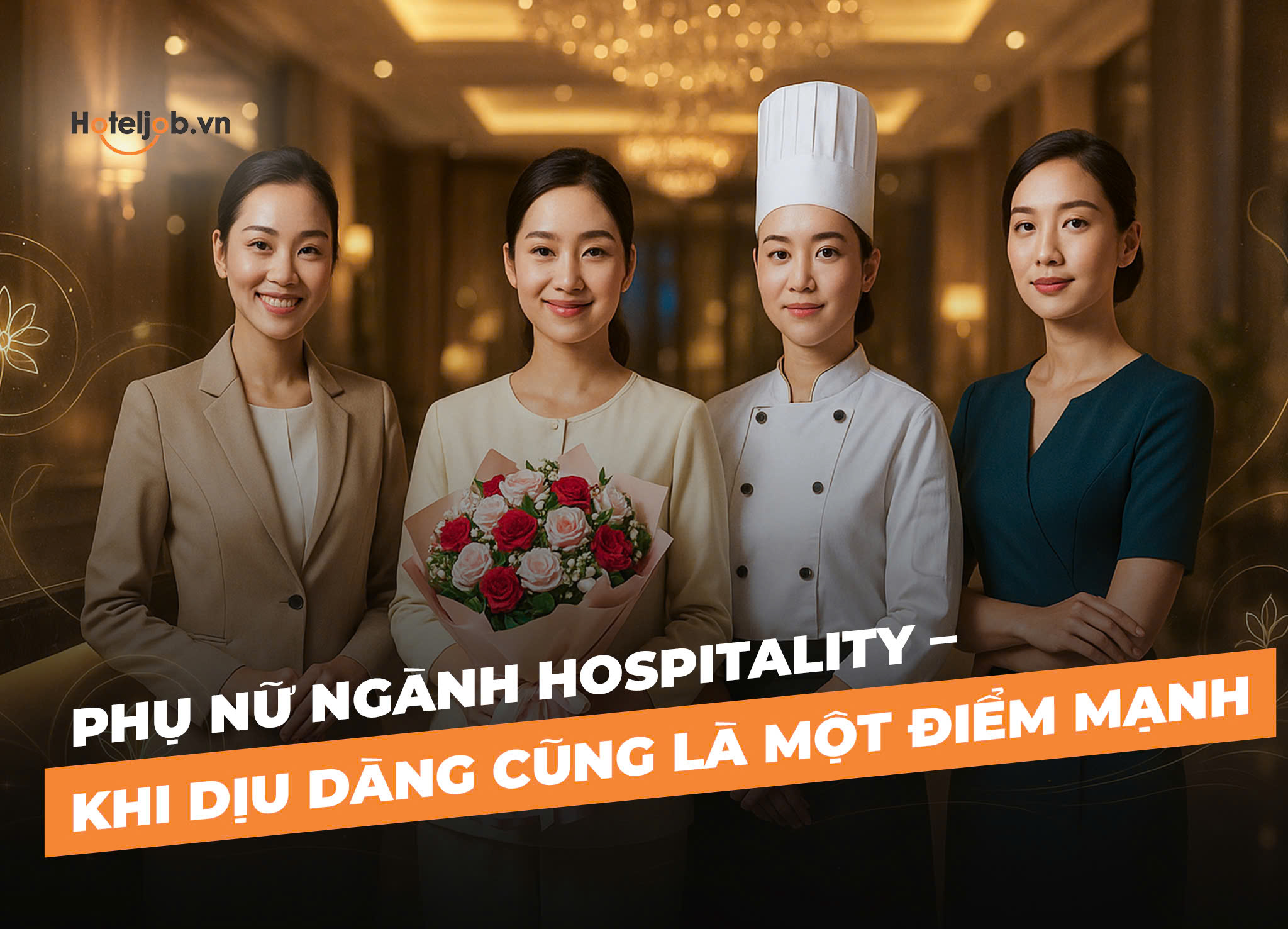 Phụ nữ ngành Hospitality – Khi dịu dàng cũng là một điểm mạnh
