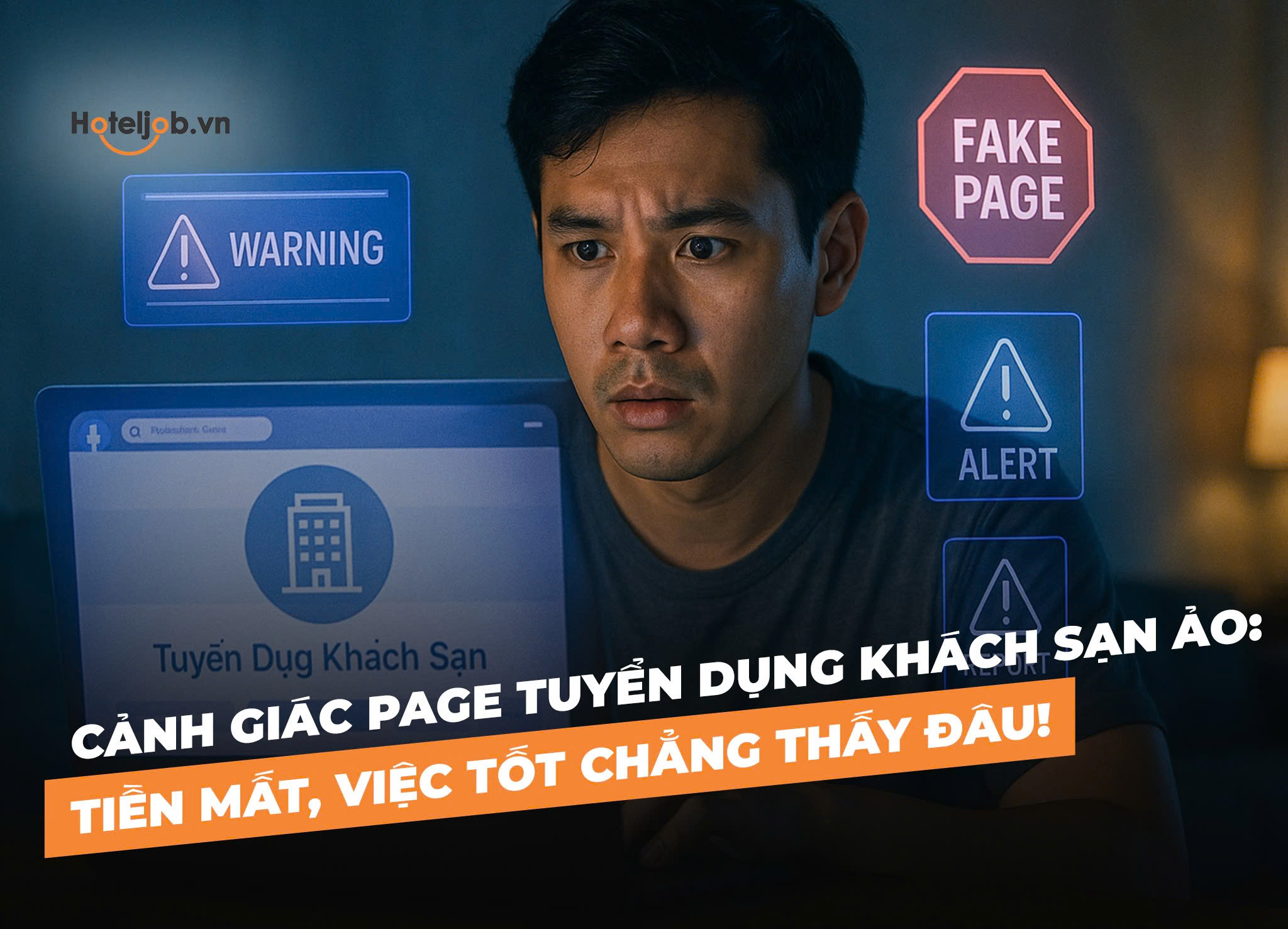 Cảnh giác page tuyển dụng khách sạn ảo: Tiền mất, việc tốt chẳng thấy đâu!