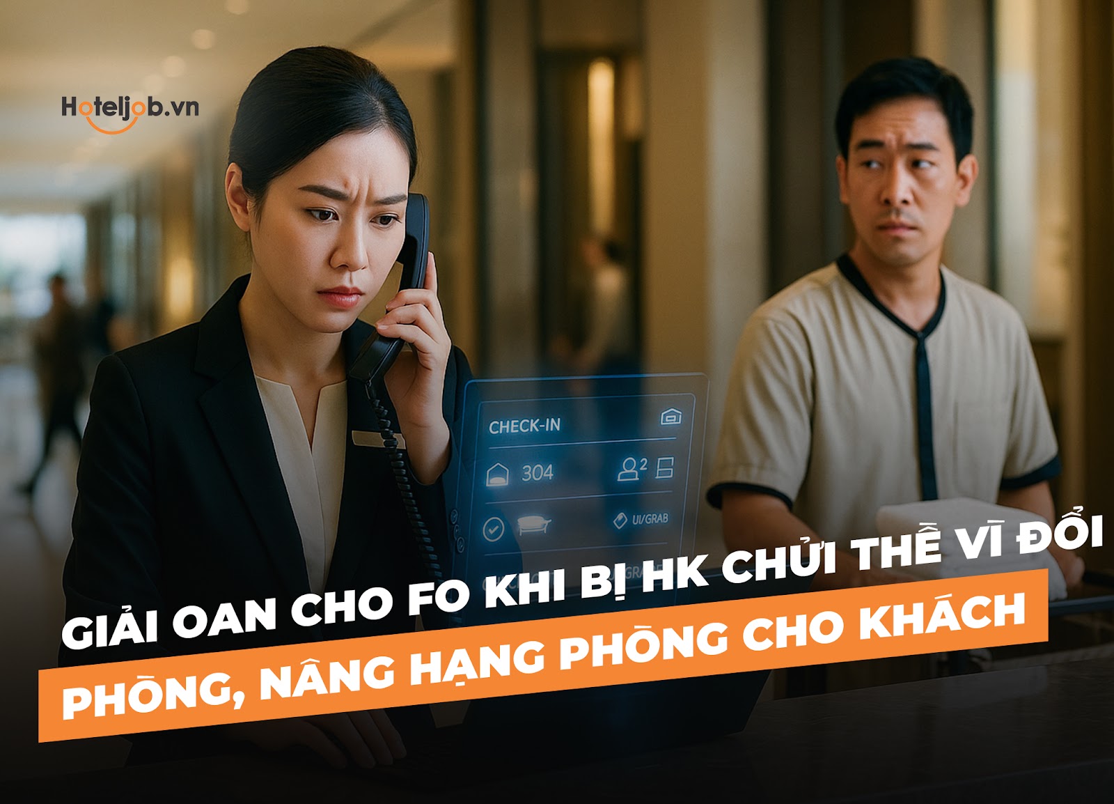 Giải oan cho FO khi bị HK chửi thề vì đổi phòng, nâng hạng phòng cho khách