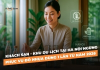Khách sạn - Khu du lịch tại Hà Nội ngừng phục vụ đồ nhựa dùng 1 lần từ năm 2026