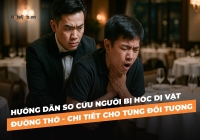 Hướng dẫn sơ cứu người bị hóc dị vật đường thở - chi tiết cho từng đối tượng