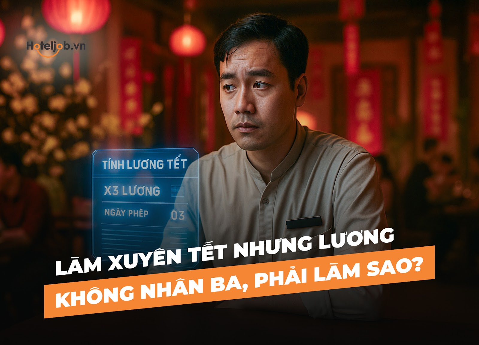 Làm xuyên Tết nhưng lương không nhân ba, phải làm sao?